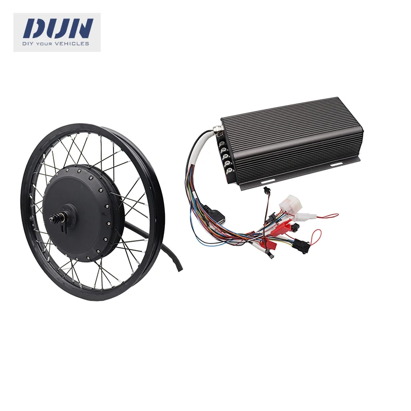 

QS 273 V3 Rated 4000W Peak 8000W Hub Wheel 17" 18" 19" 21" Electric Bike Motor Laced Rim with SVMC72150 For E-Bicycle