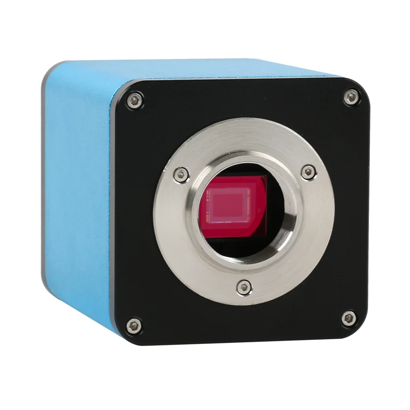 Simul-Focal 삼안 현미경 스테레오 현미경, 3.5X-90X + FHD 1080P 12MP 산업 HDMI USB 자동 초점 PC 측정 기능