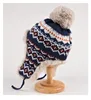 Fashion Retro Lei Feng Hat Women's Warm Autumn And Winter Plush Windproof Versatile Ear Protection Knitted Hat Ski Cap 5