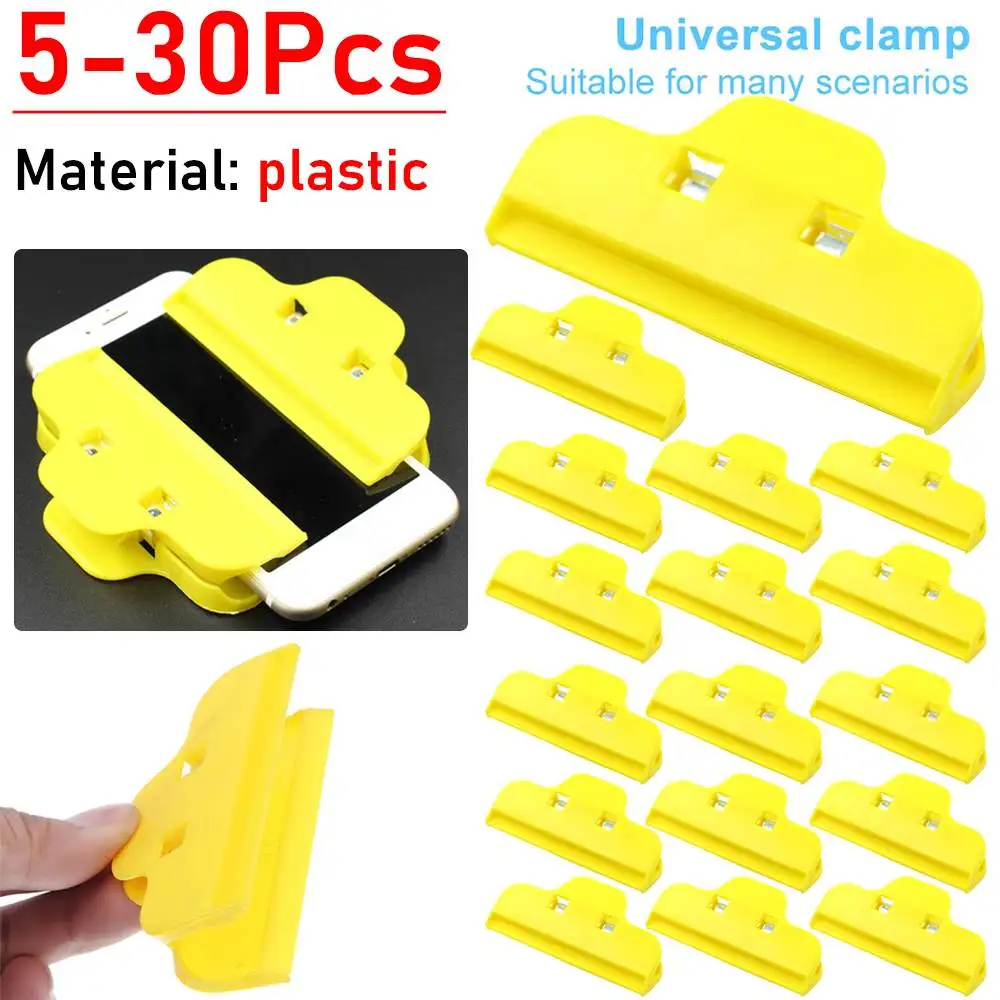 5-30Pcs Mobile Phone Repair Fixing Clip for iPhone Samsung iPad Tablet LCD Screen Plastic Repairing Fixture Fastening Clamp