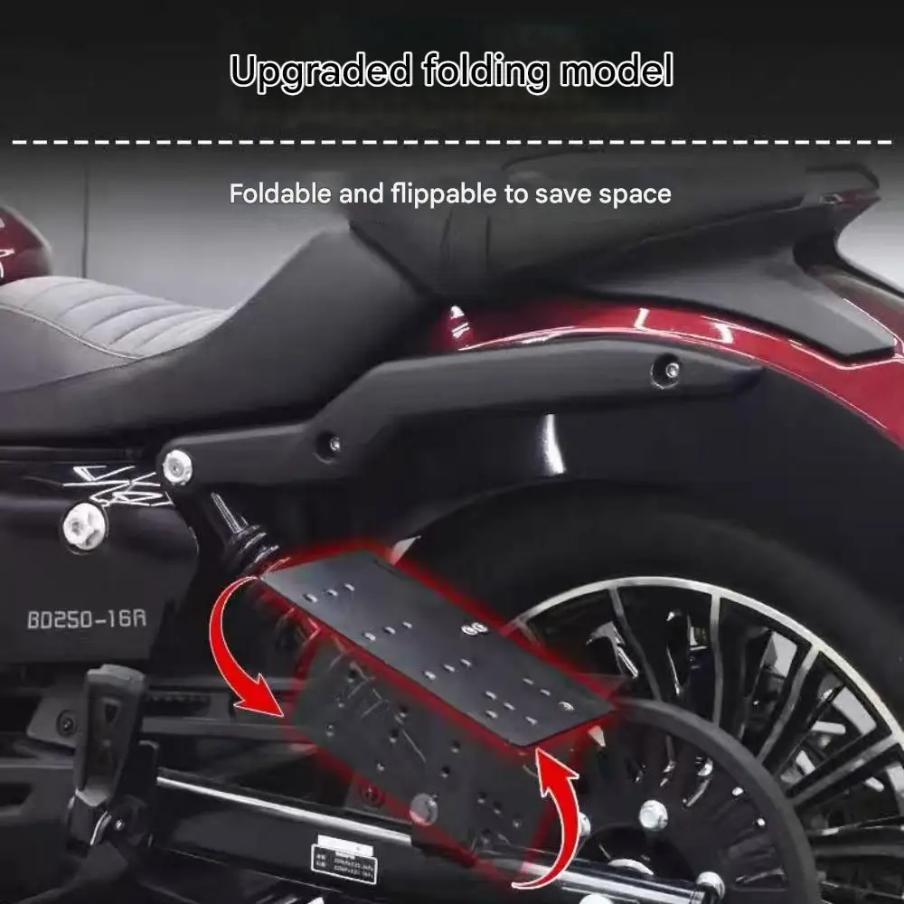 Benda Napoleon 450 500 오토바이 좌측 접이식 번호판 브래킷 Bobber Mod 부품