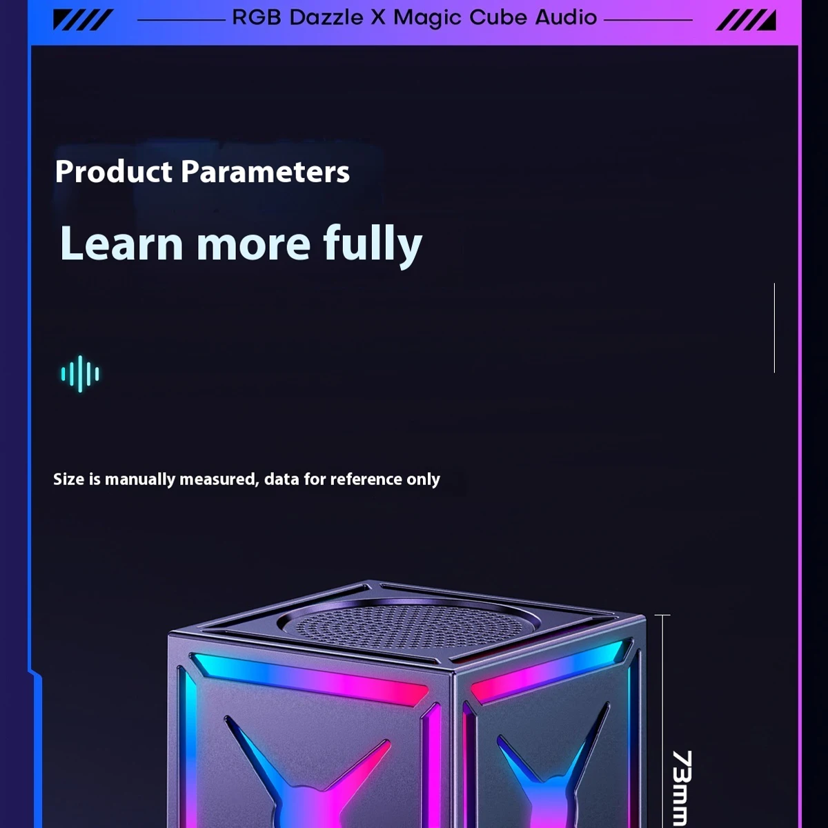 Altoparlanti Bluetooth portatili, radio FM, subwoofer per esterni, luce RGB, mini altoparlanti Bluetooth wireless intelligenti multifunzione per feste in casa_voghion.com
