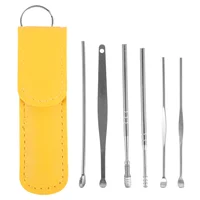 Flashlight Ear Wax Remover 6-piece Set of Ear-picking Spoons Tweezers Earwax Removal 1