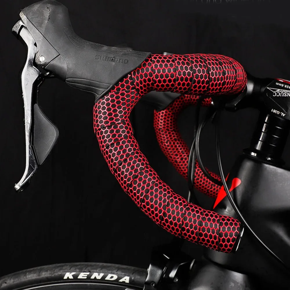 Guidoline Velo Route Eva Bandes de Guidon Avec Bouchons d'extr&eacute;mit&eacute; Antid&eacute;rapant Confortable Cyclisme Bandeau de Guidon V&eacute;lo