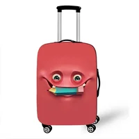 Funny Expression  Printed Suitcase Cover Ladies Travel Out Elastic Luggage Protective Cover Dust Cover Luggage Case 2