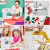 Electric Sewing Machine with 12 Built-in Stitches - Mini Electric Sewing Machine with Foot Pedal and 42-Piece Sewing Kit 4