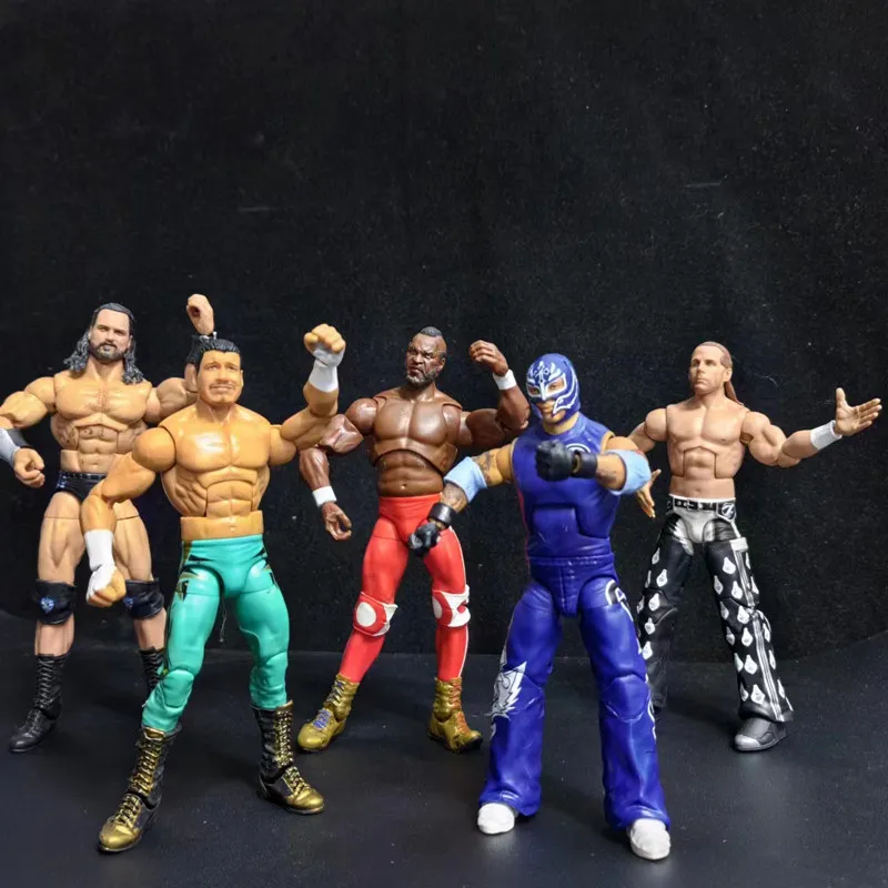 Fun Cool Trendy Toy Texture Wrestling Action Figure Authentic Loose Wrestler Collectible Model Desktop Decor For Wrestling Fans - 3