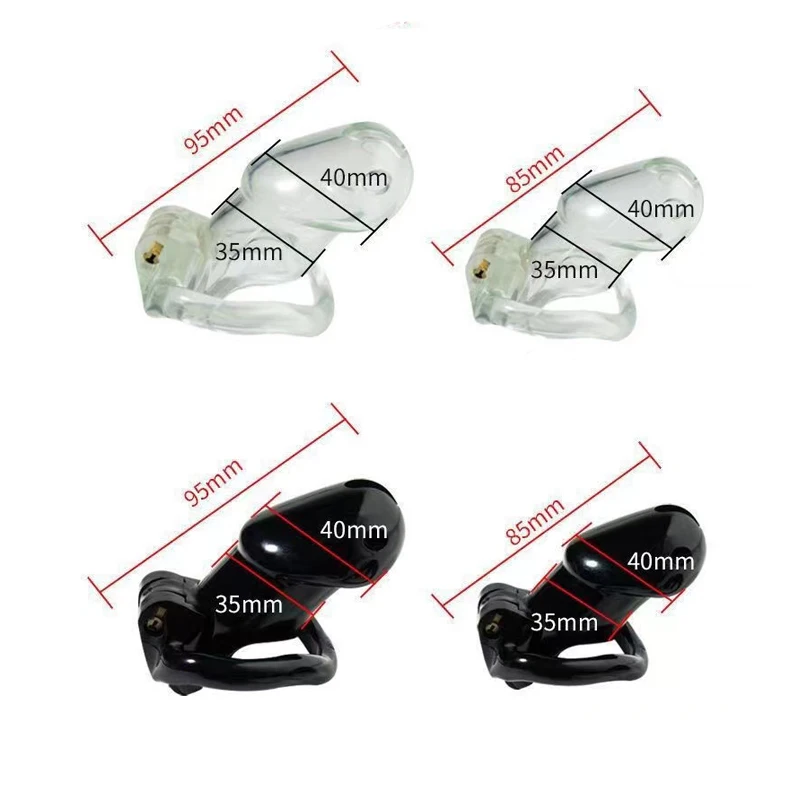 Resin Male Chastity Devices Sex Toys With 4 Penis Rings Chastity Lock Cock Cage Penis Sleeve Exotic Sex Product For Men 18+ penis chastity cage chastity lock sex toy chastity cage accessory penis cock ring