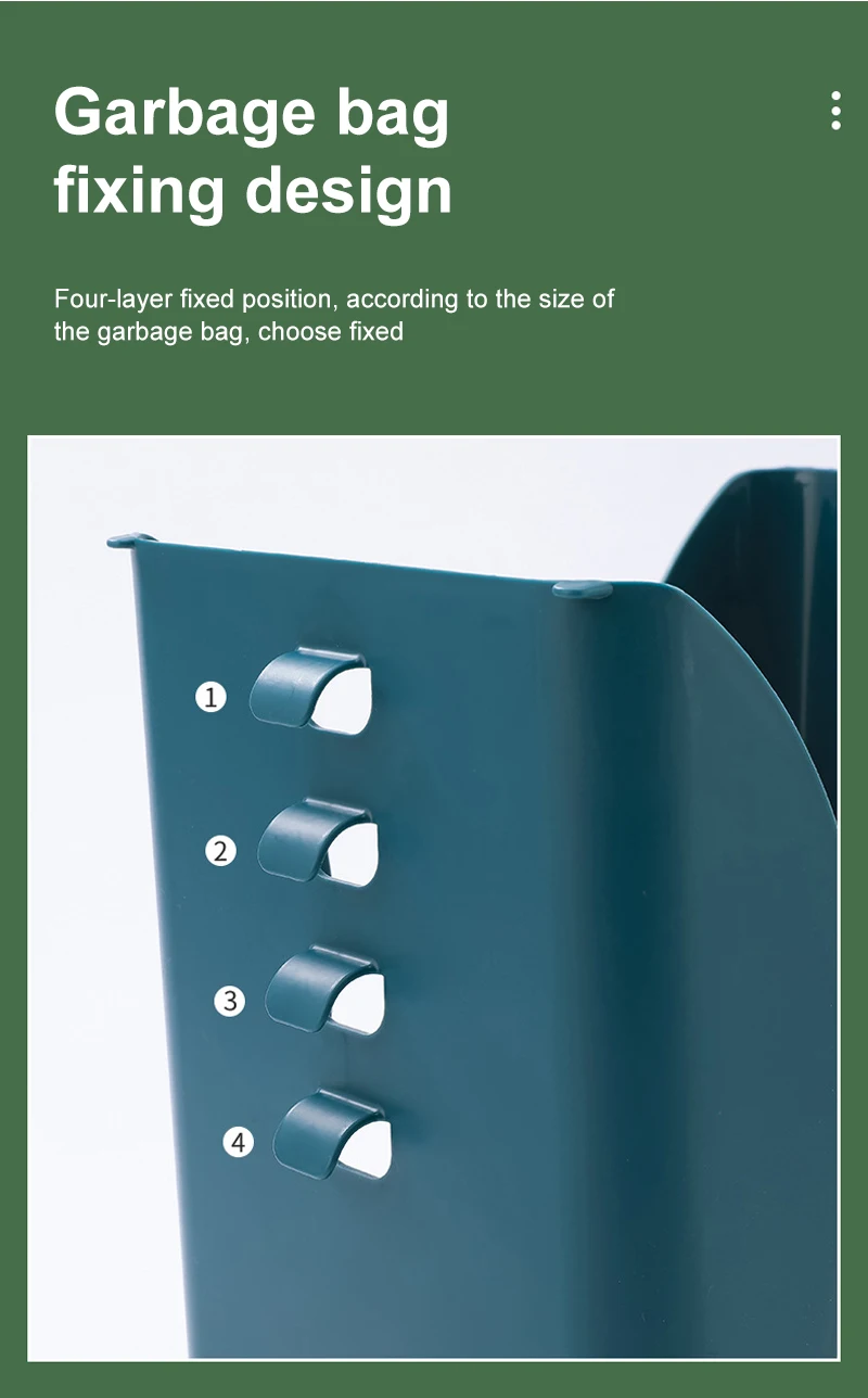 Porta Sacchetti Spazzatura Sospeso - Con 60 Sacchetti Neri 45x50cm