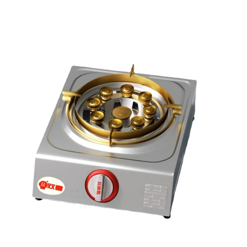 Simple Special Thick Without Magnetic Stainless Steel Gas Single Stove Household Safety Leakage Prevention Liquefied Gas Stove 6