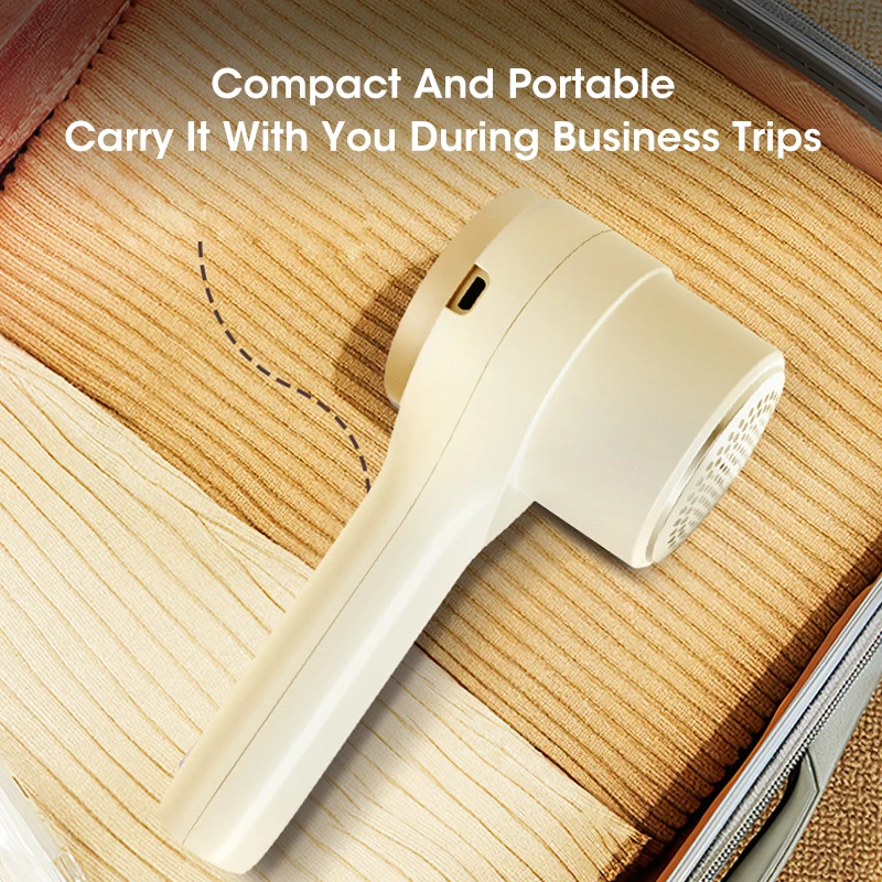 Lint Remover for Clothing Electric Pellet Fluff Remover Rechargeable Portable Fabric Hair Ball Shaver Removes Lint from Clothes