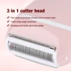 3 in 1 Women's Shaver Electric Mini Razor Whole Body Special Hair Removal Equipment Knife Armpit Intimate Area  Electric Cleanse 2