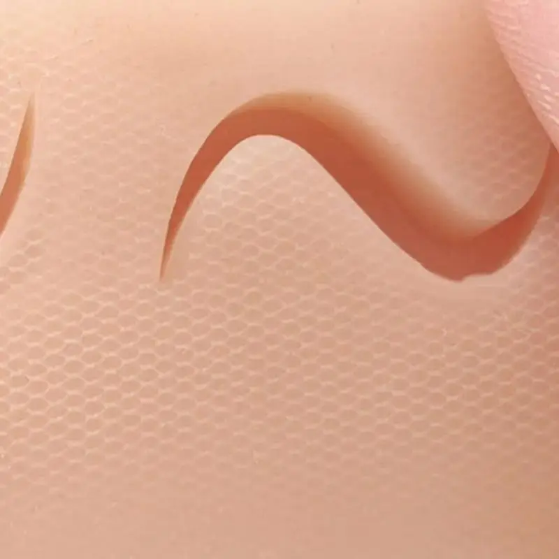 Kit di Sutura Chirurgica Riutilizzabile con Pad in Silicone per Pratica di Sutura su Ferite Cutanee, Modello per Addestramento e Simulazione di Ferite Traumatiche - immagine 3