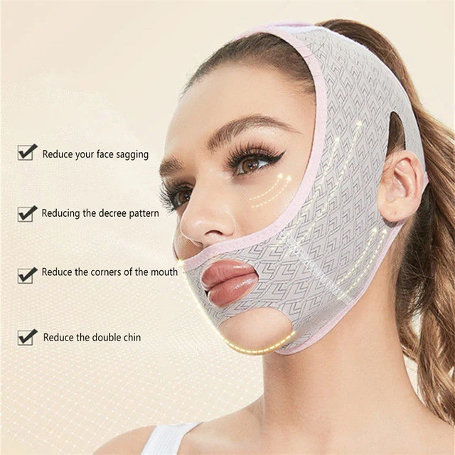 Elastic Face Slimming Bandage V Line Face Shaper Women Chin Cheek Lift Up  Belt Facial Massager Strap Face Skin Care Tools Beauty - AliExpress