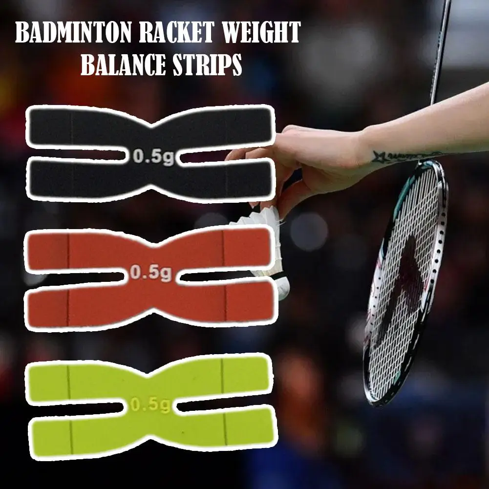H-Shaped Badminton Racket Weight Balance Strips Lightweight Weight Balance Racquet Tennis Tapes Racquet Tennis Sports Silic W9F9
