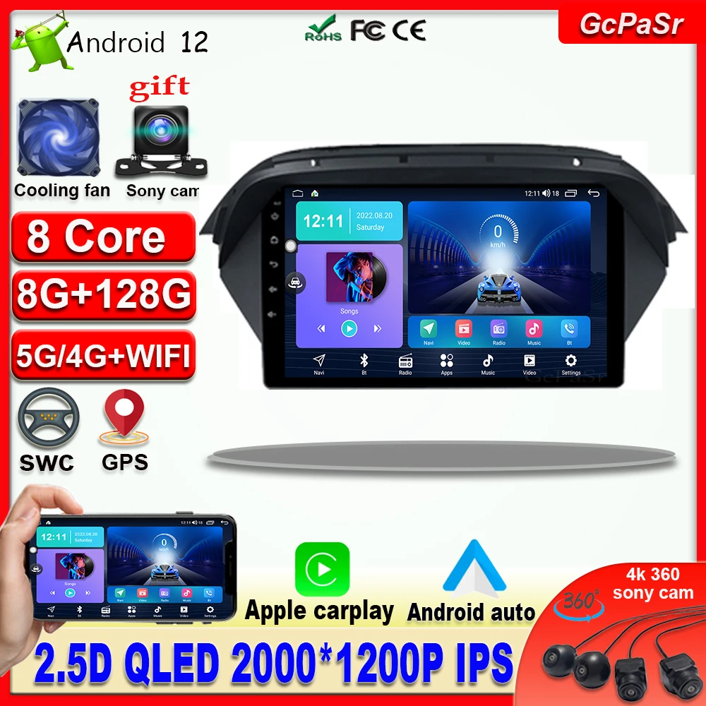 Android 12 For Acura MDX 20072013 Car Radio Multimedia Video Player Navigation stereo GPS