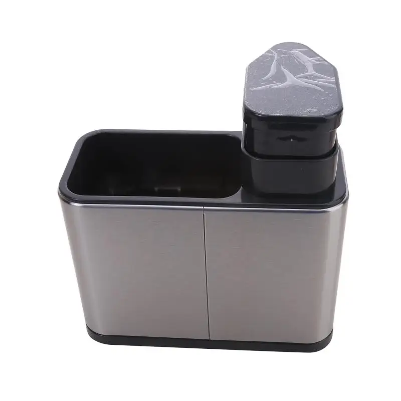3-In-1 Kitchen Soap Dispenser Sponge Holder
