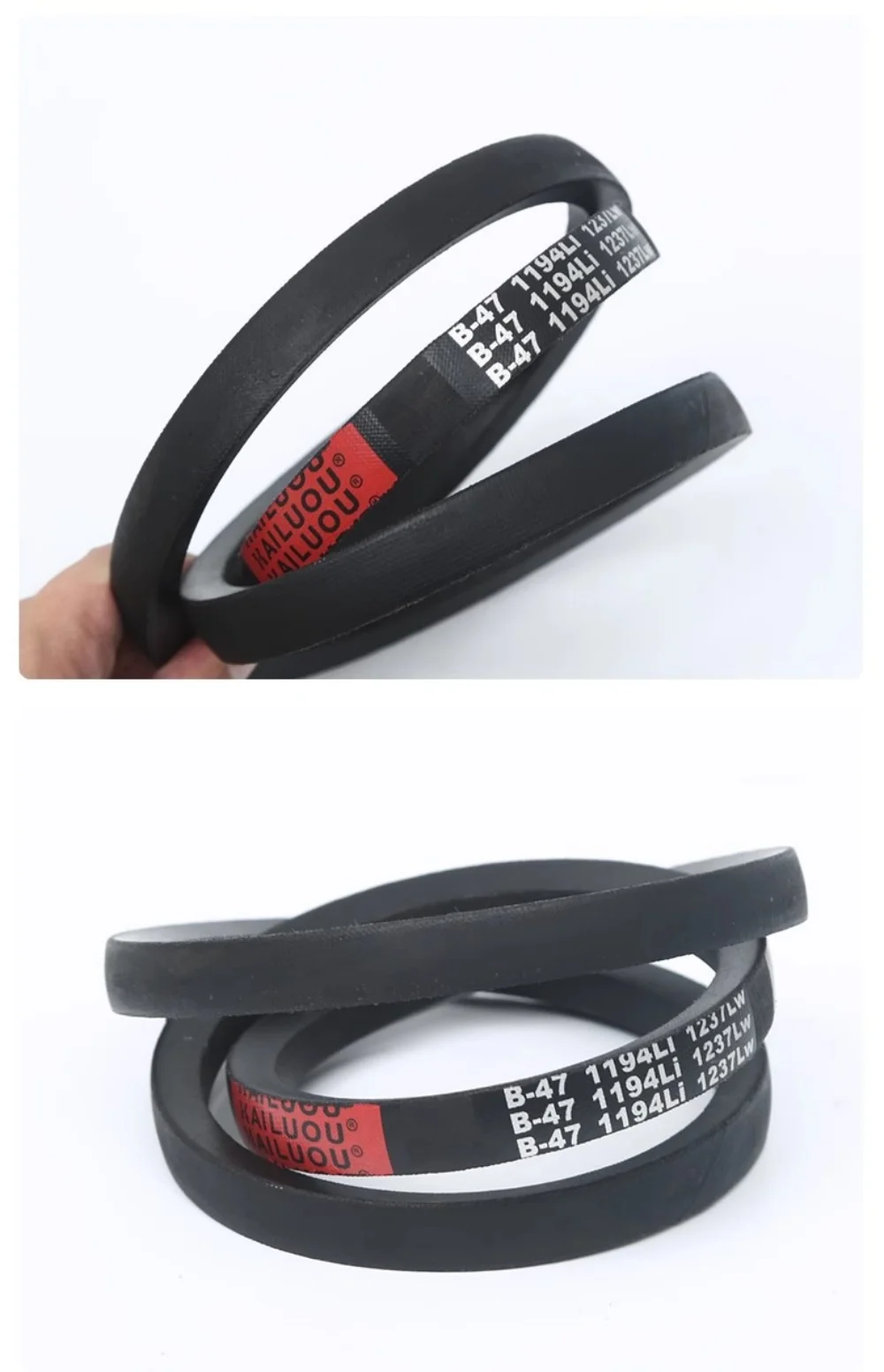 B-Type Rubber V-Belt B-2450/2464/2473/2489/2500/2515/2540/2550 Li Mechanical Transmission Belt Metric System Low Elongation