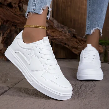Fashion Women Casual Shoes Breathable Walking Flat Shoes Sneakers White Female Footwear Sports Running Outdoor Walking For women 1