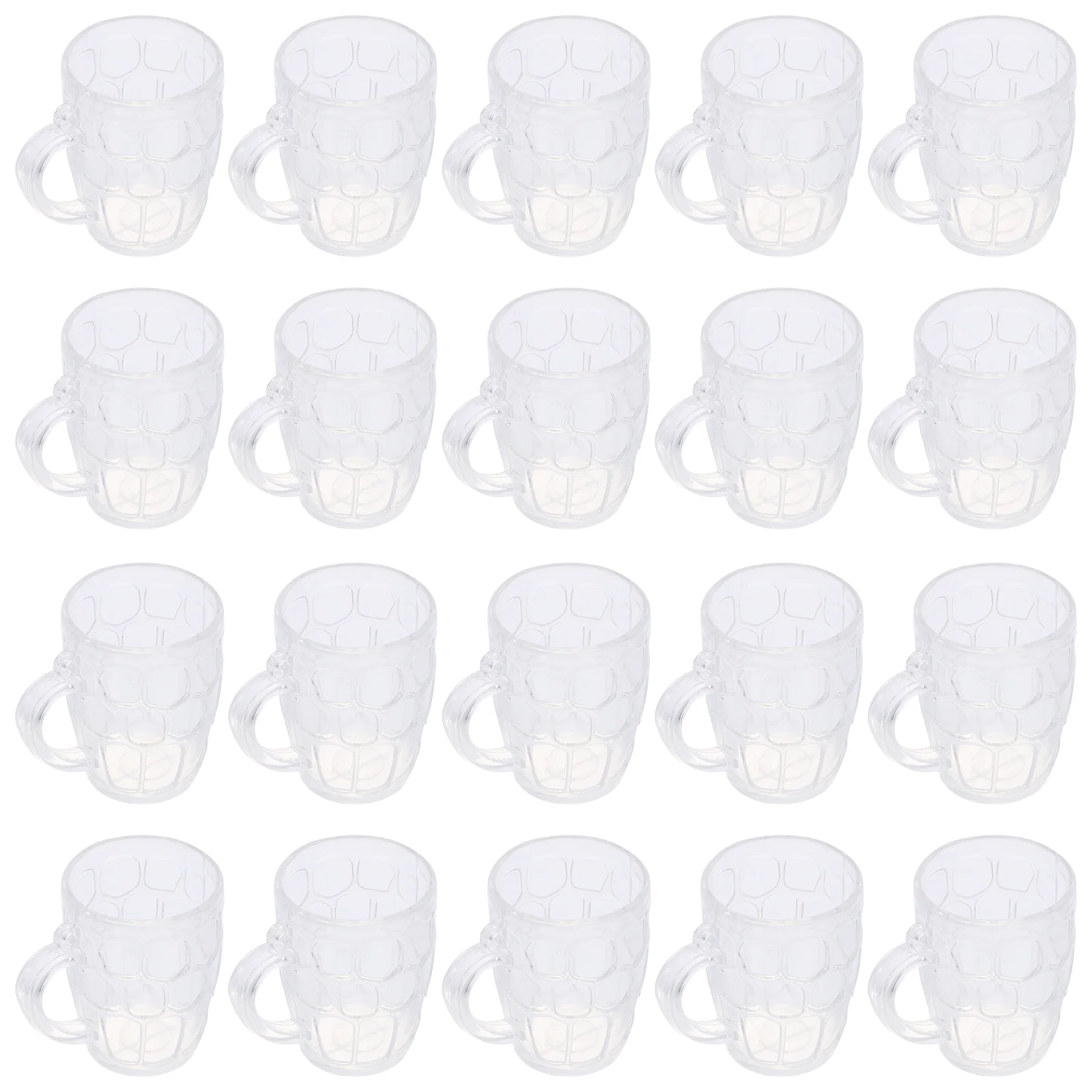 

20 Pcs Mini Cup Beer Mug Child Toys for Kids Beverage Drinking Glasses Plastic Cups Props