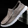Men's Washed Fabric Casual Shoes Anti Slip and Wear-resistant Driving Shoes Canvas Shoes 1