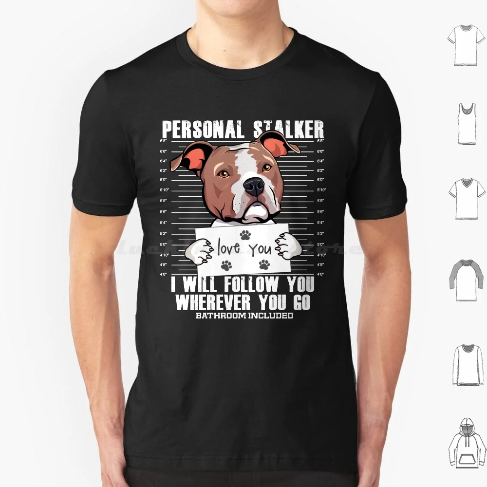 Divertente American Terrier Dog Cartoon T Shirt Big Size 100% Cotone American Terrier Amstaff American Stamy American Terrier Dog