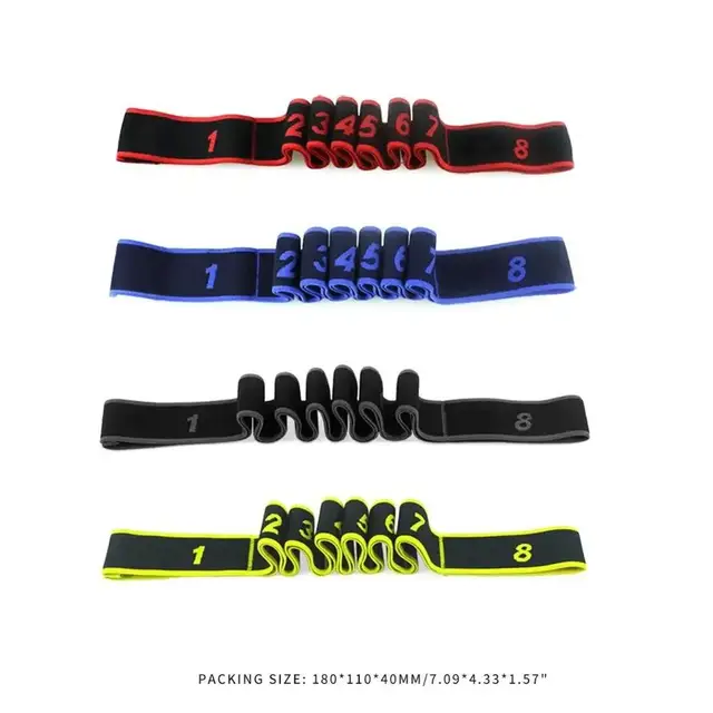 Yoga Belt Professional Gymnastics Supplies Stretch Resistance Band Indoor Gym Elastic Fitness Training Equipment 5
