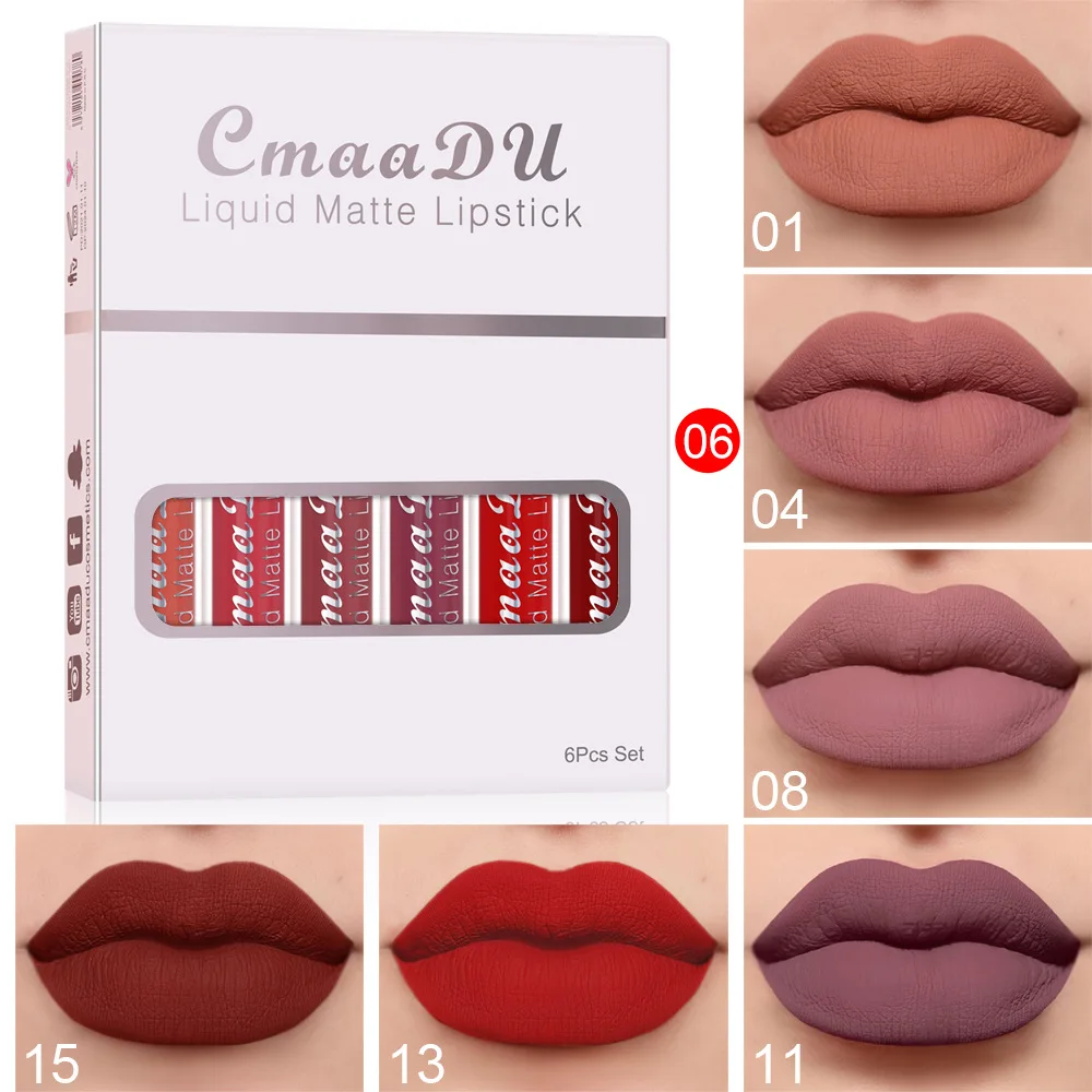 SLAM Beauty Cosmetic 15-Color Lipstick Palette Kit
