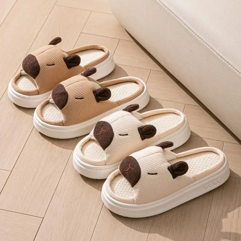 Casual Platform Slippers Women Home Spring Summer Cartoon Luxury Designer Shoes Ladies Fashion Indoor Outdoor Footwear Elegant