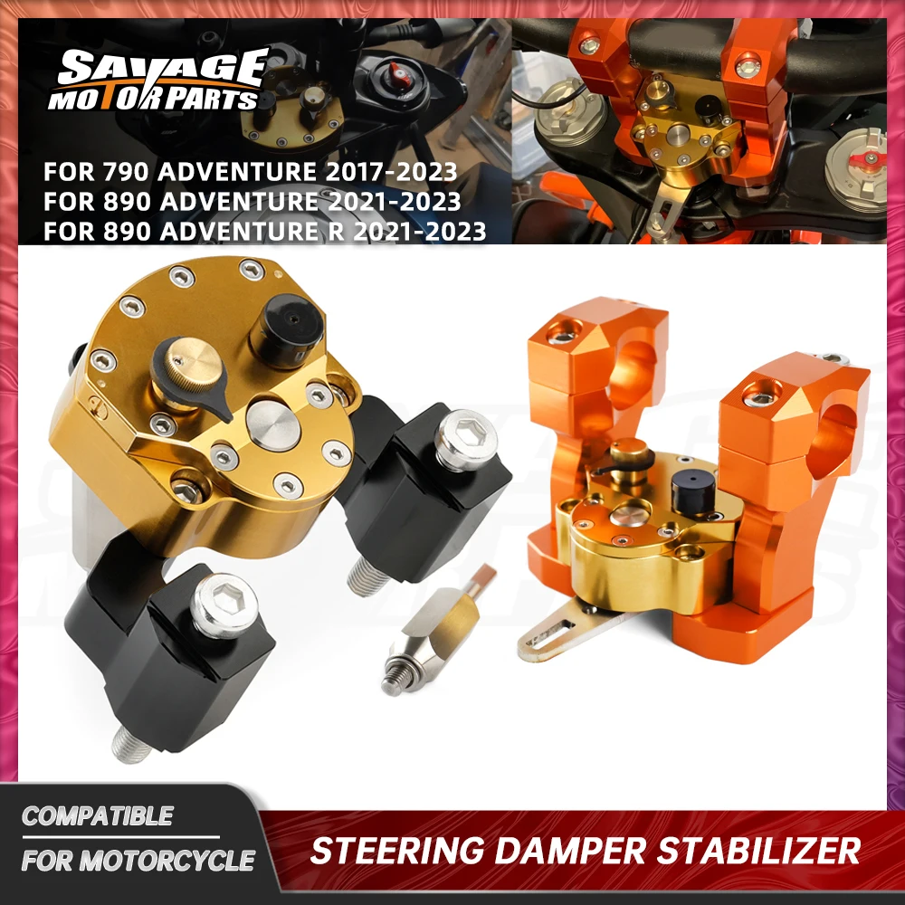 

Steering Damper Stabilizer For 790 890 Adventure R Motorcycle Linear Reverse Safety Absorber Kit Amortisseur Mount Bracket