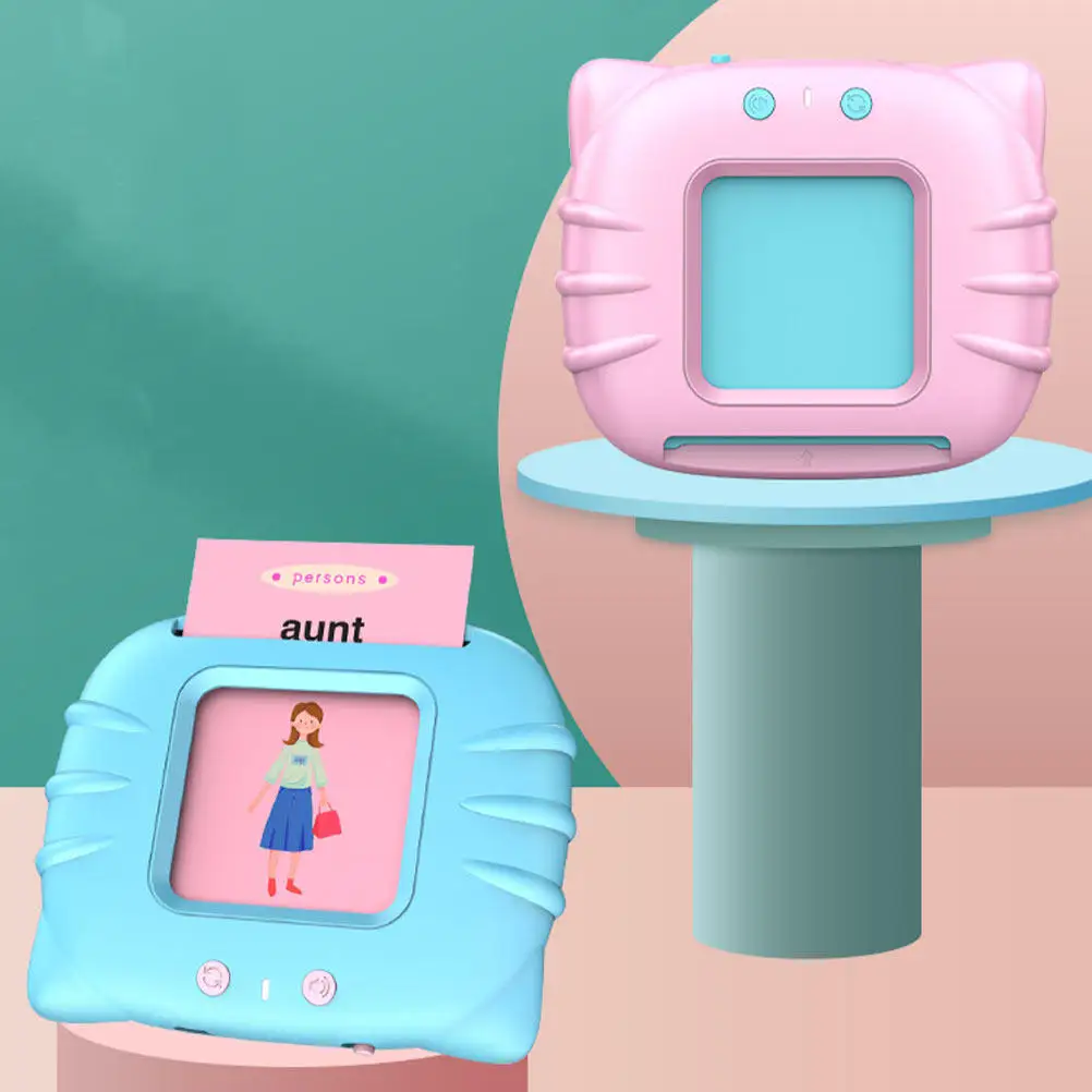 1세트 영어 단어 학습 기계 어린이 그림 지식 조기 읽기 재미있는 게임 어린이 지능 개발