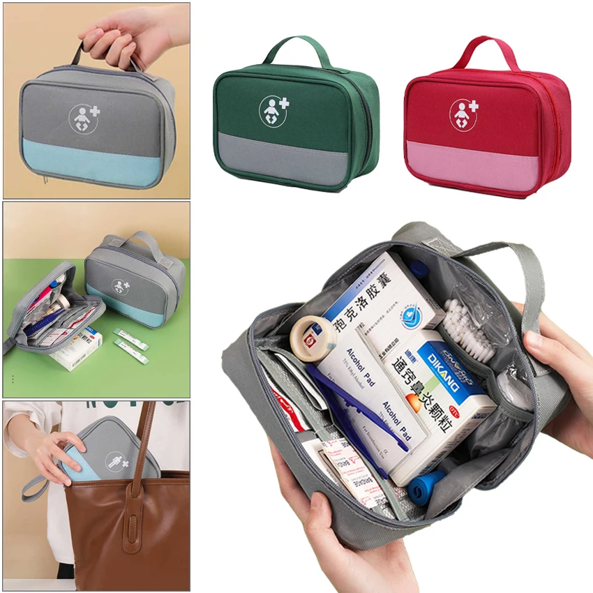 NewTravelMedicineBagFirstAidKitStorageCaseWaterproofPill