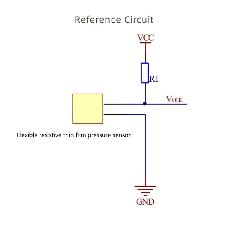 Force DF9-40 20kg Flexible Thin Film Pressure Intelligent Sensors pin