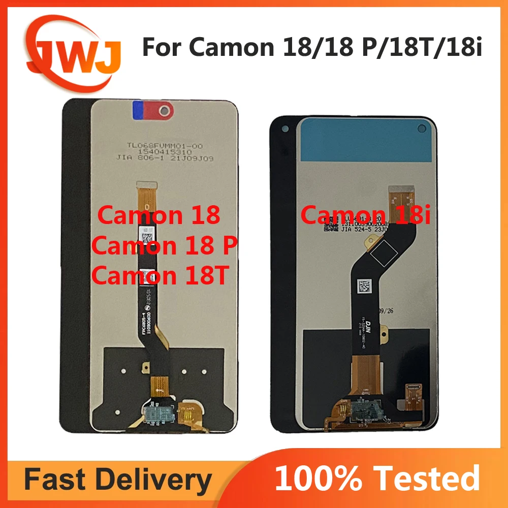 

ЖК-дисплей для Tecno Camon18 18 P 18T CH7 CH7n CH6n сенсорный экран дигитайзер для Camon 18 Premier CH9 Camon 18i CG6 ЖК-датчик