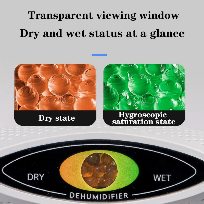 مزيل رطوبة صغير محمول قابل لإعادة الشحن، مزيل رطوب...