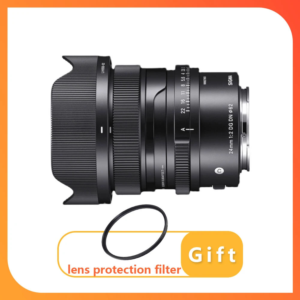 Sigma 24Mm F2 Dg Dn Obiettivo Contemporaneo Full Frame Mirrorless Camera Prime Lens Per Sony E Mount A7Iii A7Iv A7C A7R A6400 Zv-E10
