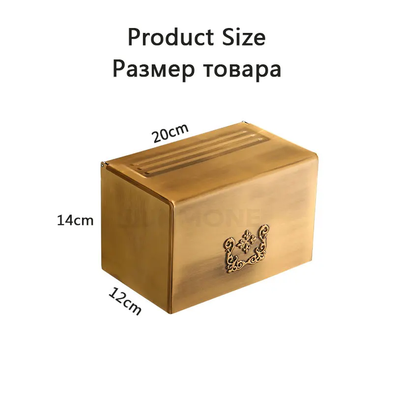Tissue Box Holder Bathroom Wall Mounted Tissue Cartridge Paper Towel Dispenser Home Toilet Paper Holder Kitchen Napkin Holder A1 6