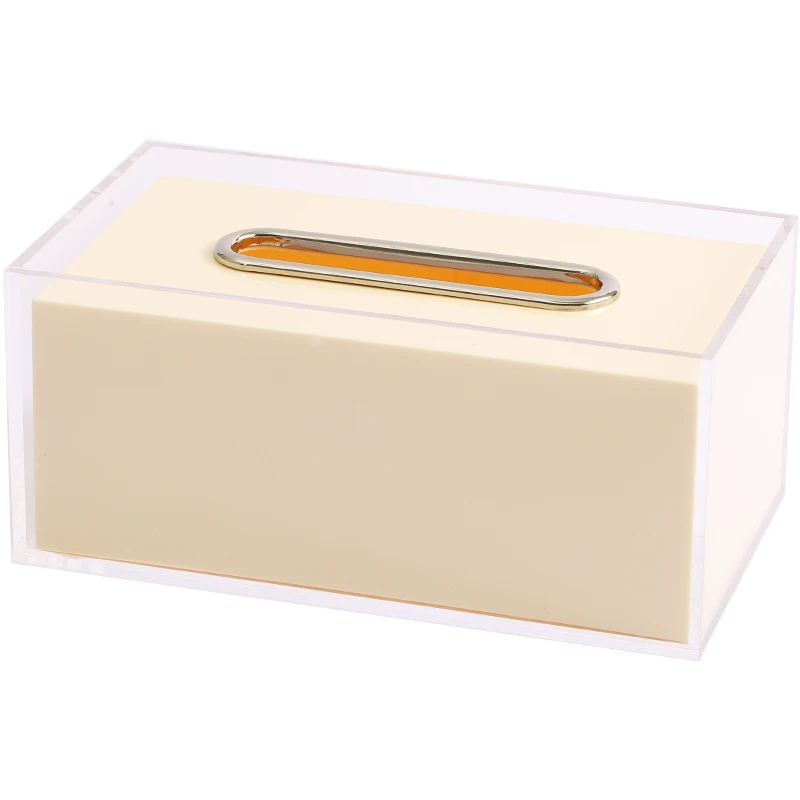 【EpeiusHome】 Acrylic Tissue Box Household Coffee Table Tissue Box Light Luxury Nordic Simple Storage Box 6