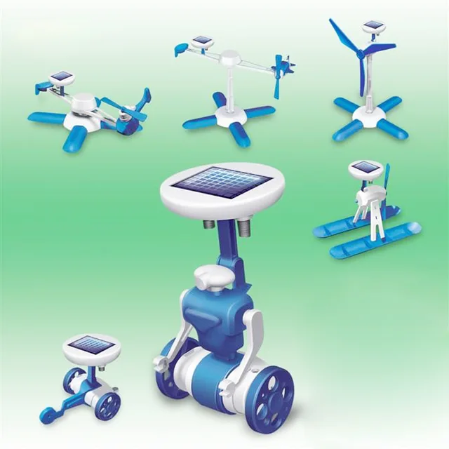 Solar Power Transformation Robot Kits DIY Toy Solar Battery Powered Kits Novelty Educational Learning Gift Kids solar Toy 2