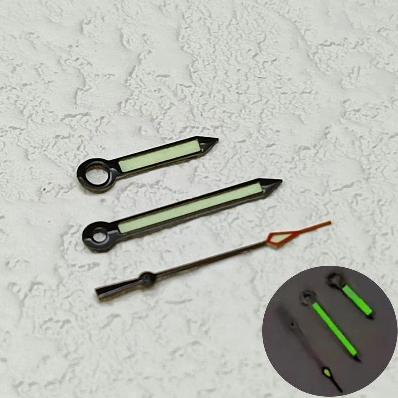 C3 Green Luminous Watch Hands Fits Nh35 Nh36 7 S Watch Movement Seiko Skx007 Srpd 6105 Tonno Can Samurai Watch Hand Kit