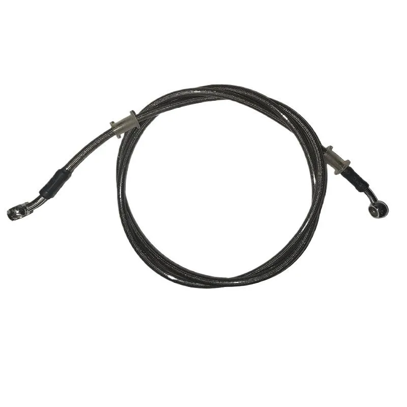 Motorcycle Dirt Bike Braided Steel Hydraulic Reinforce Brake line Clutch Oil Hose Tube 500 To 1500mm Universal Fit Racing brake pipe hose motorcycle brake hose