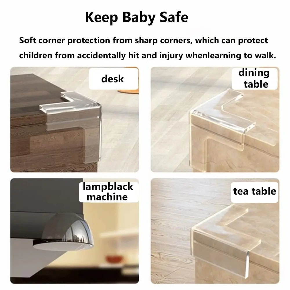Soft PVC Corner Protectors for Kids Safety