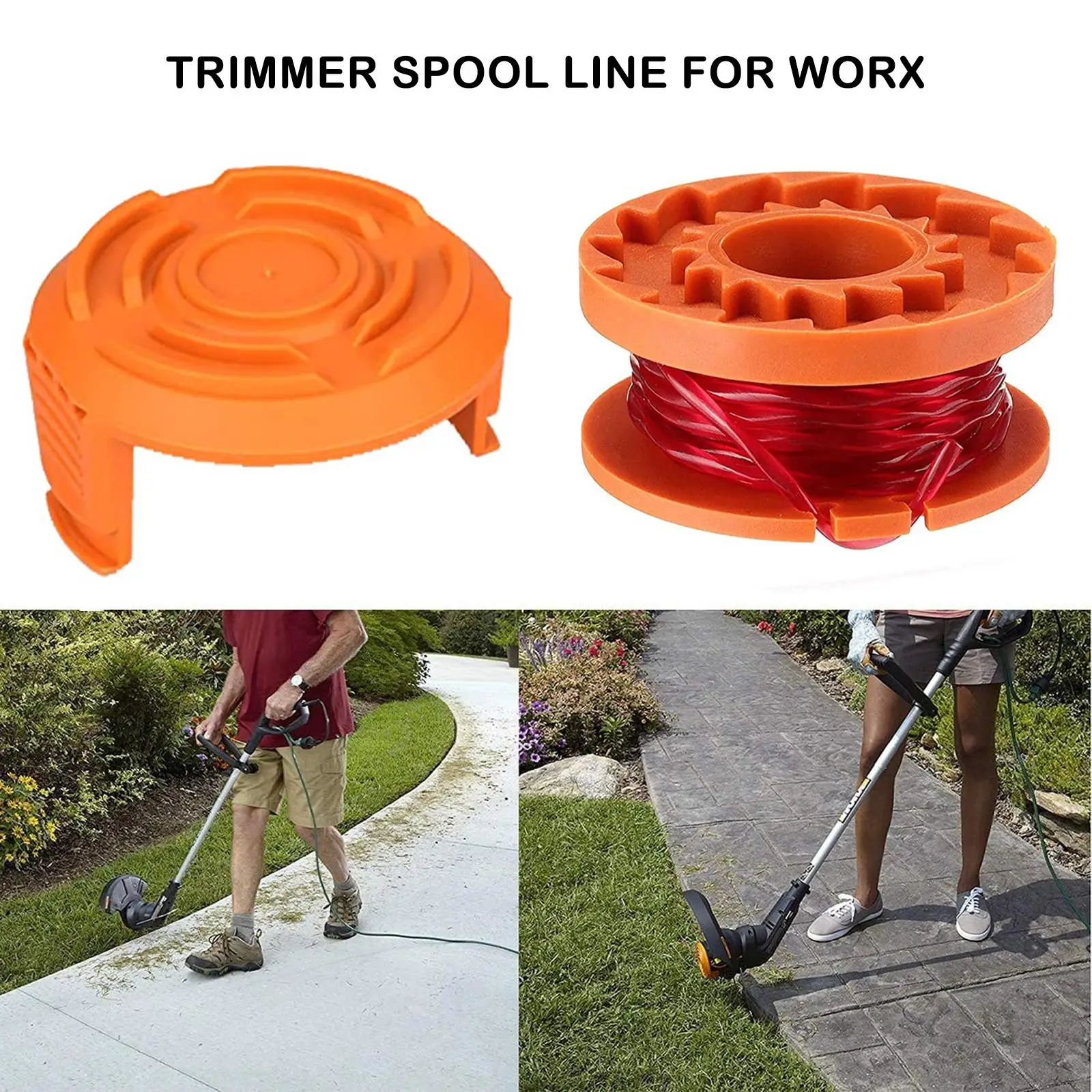 Mower Accessories Spool Trimmer Spool Cutting Rope And Cutting Line WA0010 Replacement Grass Trimmer Line Set For Worx grass trimmer line,mower accessories,trimmer line