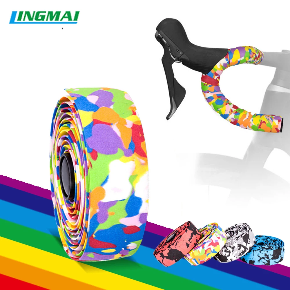 Bicycle Handlebar Strap Bike Bar Tape Handlebar Tape Racing Bike Non-Slip Speed Handle Belt Cycling Accessories Bicycle Handlebar Strap Bike Handlebar Tape Bicycle Handlebar Bike Accessory
