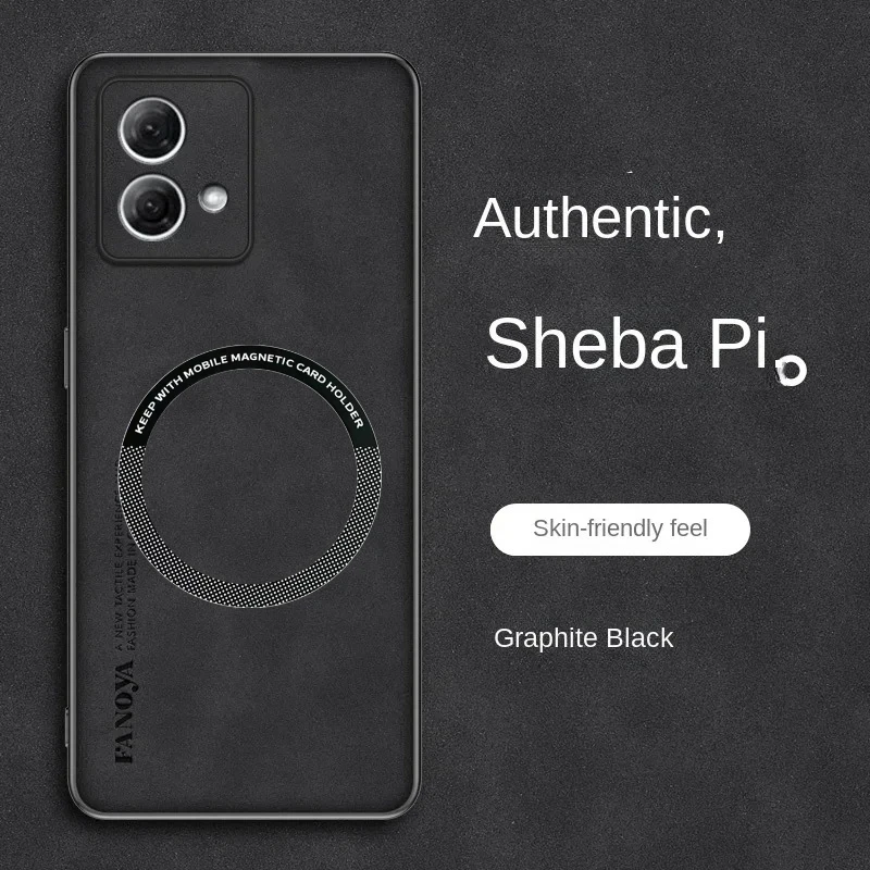 Retro PU Leather Smooth-Touch Magnetic Phone Case