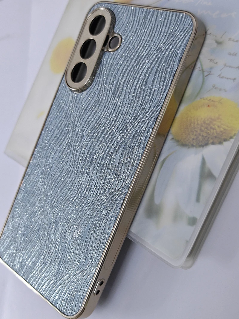 Luxury Electroplated Bling Glitter Rose Phone Cover - Shockproof Hard PC Case