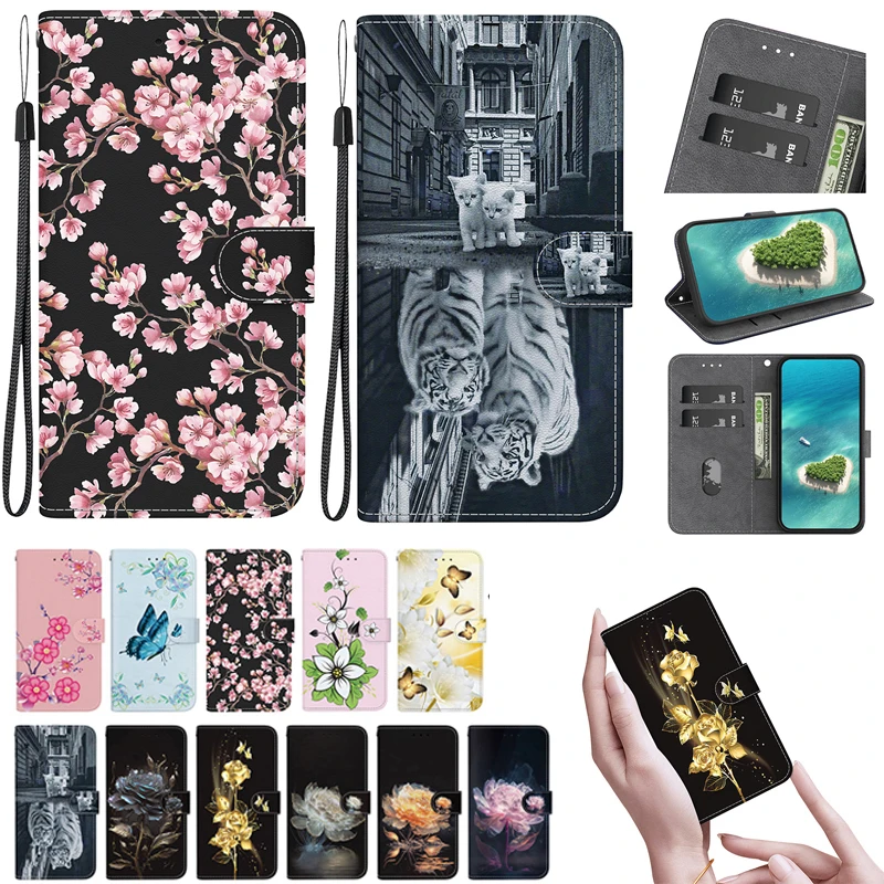 Magnetic Leather Wallet Phone Case Cover