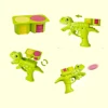 miYou Toy pistols Dinosaur Gun Toy with Soft Bullet Flying Saucer Shooter Set Shooting Outdoor Game Toys for Kids Boy Girl 2