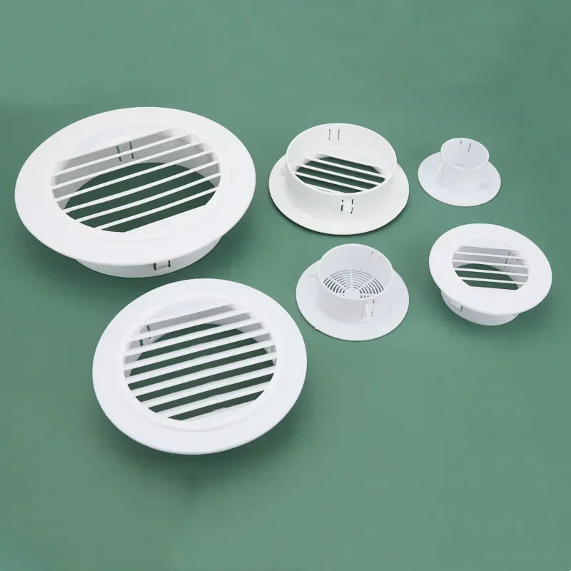 Grille De Ventilation Murale En Abs, Couvercle De Ventilation Rond, Grille  De Ventilation 75/100/125/150/200mm, Sortie D'air De Bain De Cuisine 1  Pièce - Évents - AliExpress