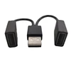 1 In 2 Out USB HUB Car USB Splitter Cable Multifunction Adapter Cord Charging Cable For Android Smart Phone 3